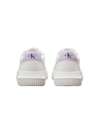 CALVIN KLEIN CK JEANS  Chunky Cupsole Sneakers in pelle white - Scarpe Donna - 5
