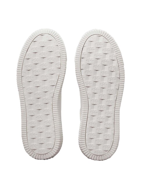CK JEANS  Chunky Cupsole Sneakers in pelle white - Scarpe Donna