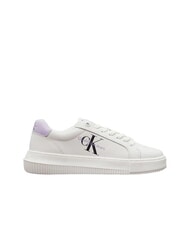 CALVIN KLEIN CK JEANS  Chunky Cupsole Sneakers in pelle white - Scarpe Donna - 2