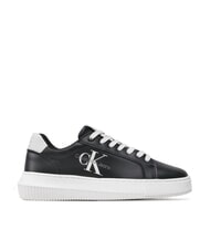CALVIN KLEIN CK JEANS  Chunky Cupsole Sneakers in pelle black - Scarpe Donna - 2