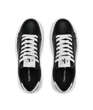 CALVIN KLEIN CK JEANS  Chunky Cupsole Sneakers in pelle black - Scarpe Donna - 5