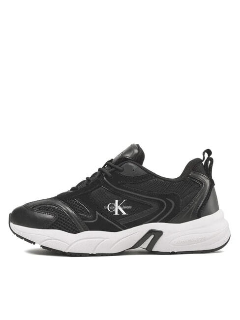 CK JEANS Retro Tennis Sneakers in pelle black - Scarpe Uomo