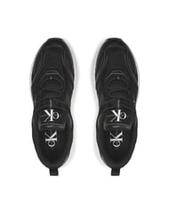 CALVIN KLEIN CK JEANS Retro Tennis Sneakers in pelle black - Scarpe Uomo - 5