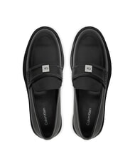 CALVIN KLEIN LOAFER W/HW LTH Mocassino in pelle black - Scarpe Donna - 4