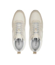 CALVIN KLEIN RUNNER LACE UP SAFF Sneakers in pelle grey - Scarpe Donna - 4