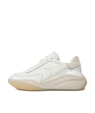 CALVIN KLEIN WEDGE MONO Sneakers in pelle white - Scarpe Donna - 4