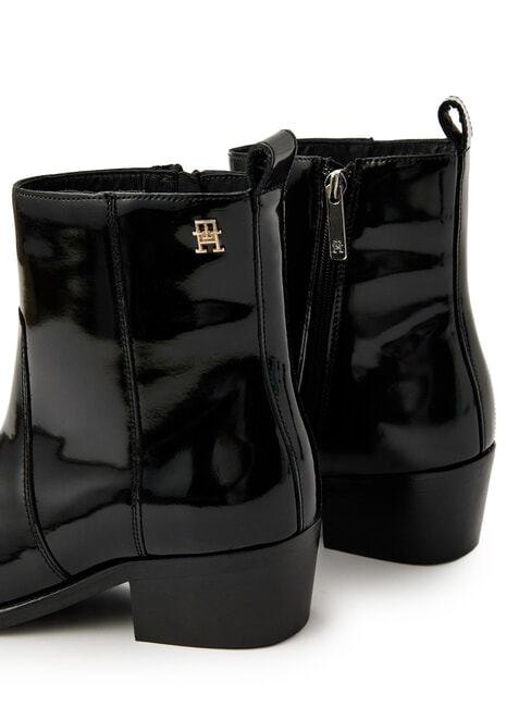 TH COWBOY Sivaletti texani in pelle lucida black - Scarpe Donna