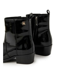 TOMMY HILFIGER TH COWBOY Sivaletti texani in pelle lucida black - Scarpe Donna - 3