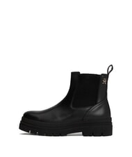 TOMMY HILFIGER TH Stivaletti modello chelsea in pelle black - Scarpe Donna - 2