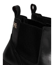 TOMMY HILFIGER TH Stivaletti modello chelsea in pelle black - Scarpe Donna - 4