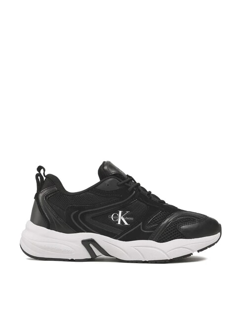 CK JEANS Retro Tennis Sneakers in pelle black - Scarpe Uomo