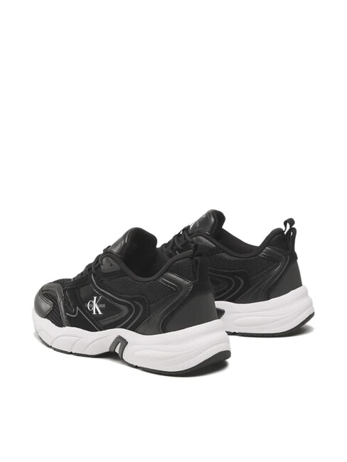 CK JEANS Retro Tennis Sneakers in pelle black - Scarpe Uomo