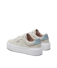 CALVIN KLEIN FLATFORM CUP LACE UP Sneakers in pelle suede beige - Scarpe Donna - 5