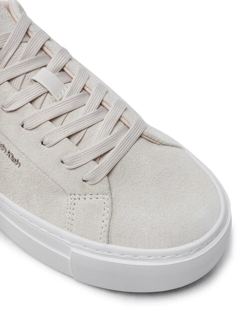 FLATFORM CUP LACE UP Sneakers in pelle suede beige - Scarpe Donna