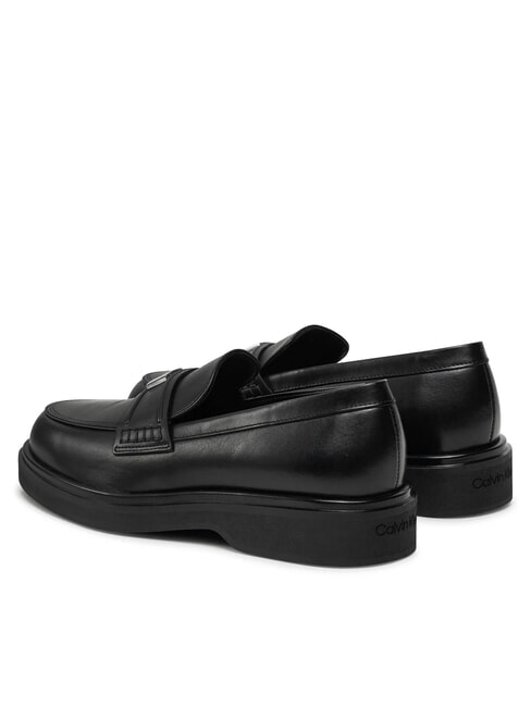 LOAFER W/HW LTH Mocassino in pelle black - Scarpe Donna