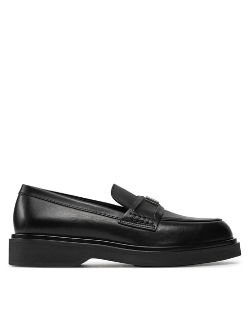 LOAFER W/HW LTH Mocassino in pelle black - Scarpe Donna