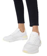 CALVIN KLEIN EPI MONO MIX Sneakers in pelle white - Scarpe Donna - 8