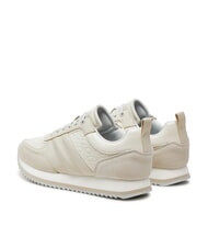 CALVIN KLEIN RUNNER LACE UP SAFF Sneakers in pelle grey - Scarpe Donna - 5