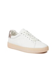 CALVIN KLEIN CUPSOLE LACE UP PEARL Sneakers in pelle white - Scarpe Donna - 3