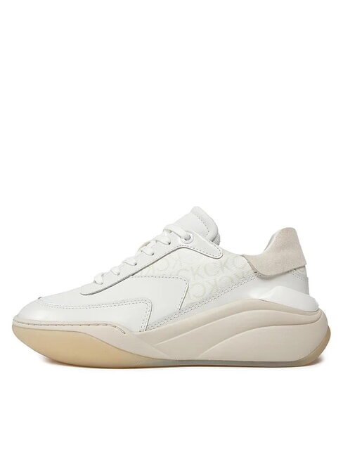 WEDGE MONO Sneakers in pelle white - Scarpe Donna