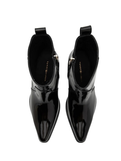 TH COWBOY Sivaletti texani in pelle lucida black - Scarpe Donna