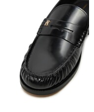 TOMMY HILFIGER TH MONOGRAM Mocassini in pelle lucida black - Scarpe Donna - 4