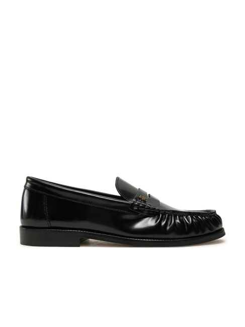 TH MONOGRAM Mocassini in pelle lucida black - Scarpe Donna