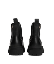 TOMMY HILFIGER TH Stivaletti modello chelsea in pelle black - Scarpe Donna - 6