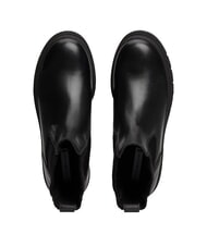TOMMY HILFIGER TH Stivaletti modello chelsea in pelle black - Scarpe Donna - 5