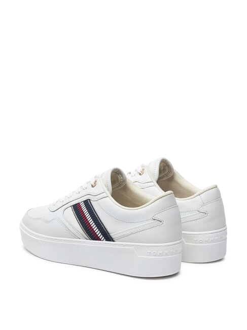 STRIPES PLATFORM Sneakers alte in pelle ecru - Scarpe Donna