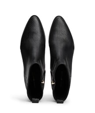 TOMMY HILFIGER LOW COWBOY Stivaletti a punta in pelle stampata black - Scarpe Donna - 3