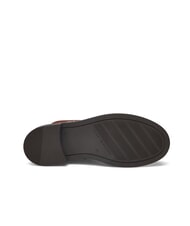 TOMMY HILFIGER TH CHAIN Stivaletti bassi in pelle con zip cognac brown - Scarpe Donna - 6