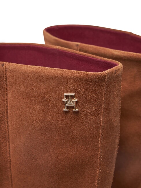 MID COWBOY Stivali texani in pelle scamosciata brown - Scarpe Donna