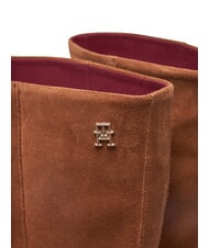 TOMMY HILFIGER MID COWBOY Stivali texani in pelle scamosciata brown - Scarpe Donna - 3