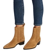 TOMMY HILFIGER COWBOY CHELSEA Stivaletti a punta in pelle scamosciata khaki - Scarpe Donna - 5