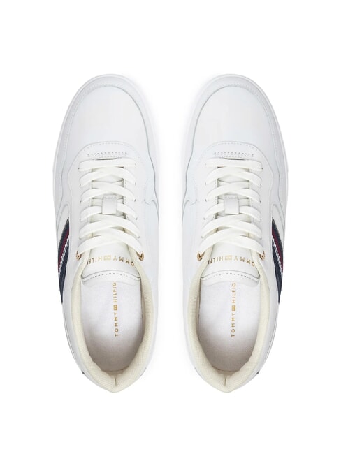 STRIPES PLATFORM Sneakers alte in pelle ecru - Scarpe Donna