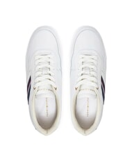 TOMMY HILFIGER STRIPES PLATFORM Sneakers alte in pelle ecru - Scarpe Donna - 4