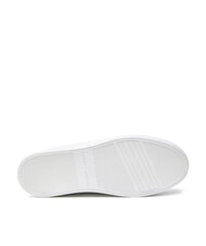 TOMMY HILFIGER STRIPES PLATFORM Sneakers alte in pelle ecru - Scarpe Donna - 6