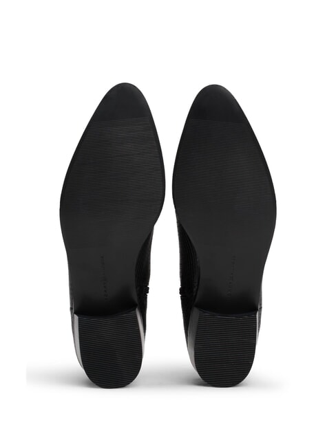 LOW COWBOY Stivaletti a punta in pelle stampata black - Scarpe Donna