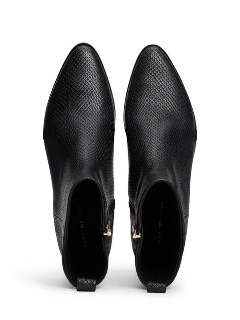 LOW COWBOY Stivaletti a punta in pelle stampata black - Scarpe Donna