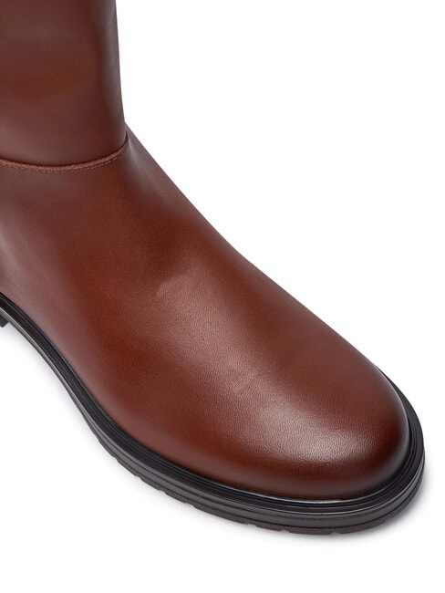 TH Stivali allti in pelle cognac brown - Scarpe Donna