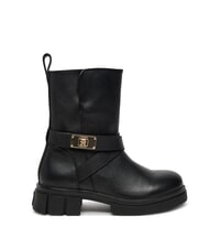 TOMMY HILFIGER BIKER Stivaletti in pelle con fibbia - Scarpe Donna