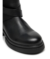 TOMMY HILFIGER BIKER Stivaletti in pelle con fibbia black - Scarpe Donna - 3