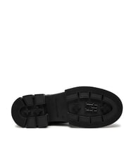 TOMMY HILFIGER BIKER Stivaletti in pelle con fibbia black - Scarpe Donna - 7