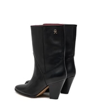 TOMMY HILFIGER MID COWBOY Stivaletti in pelle con tacco black - Scarpe Donna - 3