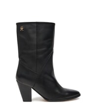 TOMMY HILFIGER MID COWBOY Stivaletti in pelle con tacco black - Scarpe Donna - 2