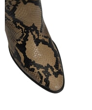 TOMMY HILFIGER TH  Stivali texani in pelle beige - Scarpe Donna - 3