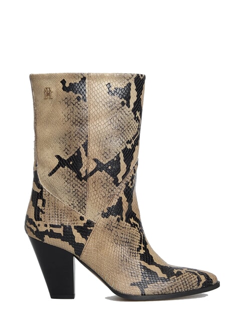 TH  Stivali texani in pelle beige - Scarpe Donna