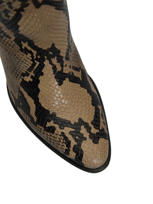 TH  Stivali texani in pelle beige - Scarpe Donna