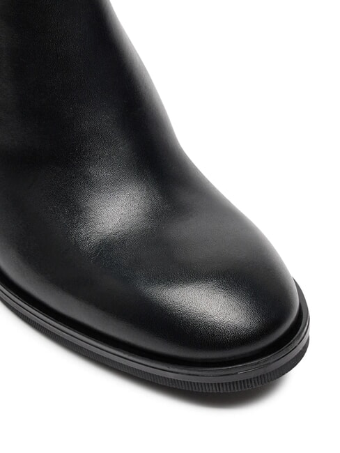 TH CHAIN Stivaletti in pelle con catena black - Scarpe Donna